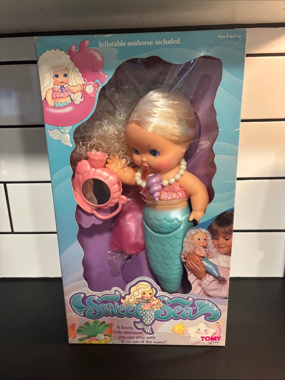 Vintage 1985 Tomy Sweet Sea Mermaid Doll NIB/ Sealed No. 2039 RARE NWT